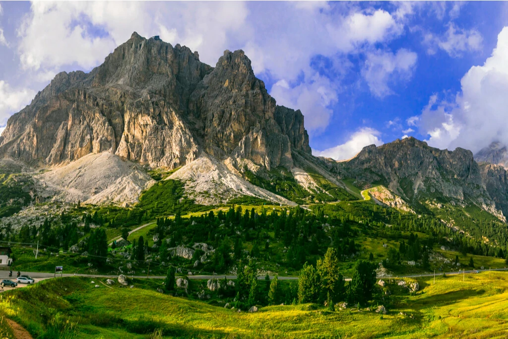 Alt-Alpenlandschaft, Norditalien, Provinz Belluno 