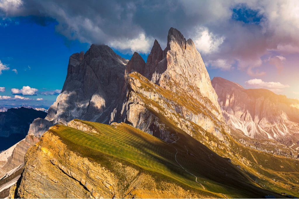 Seceda-Gipfel bei Santa Cristina