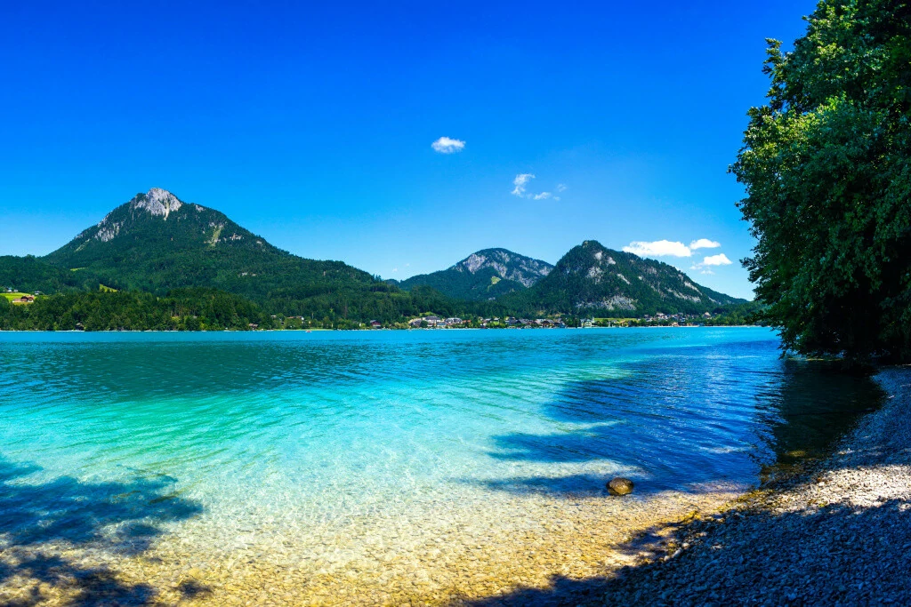 Fuschlsee Österreich Ausblick Berge