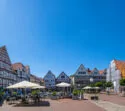 Häuser am Marktplatz Stadthagen Niedersachsen