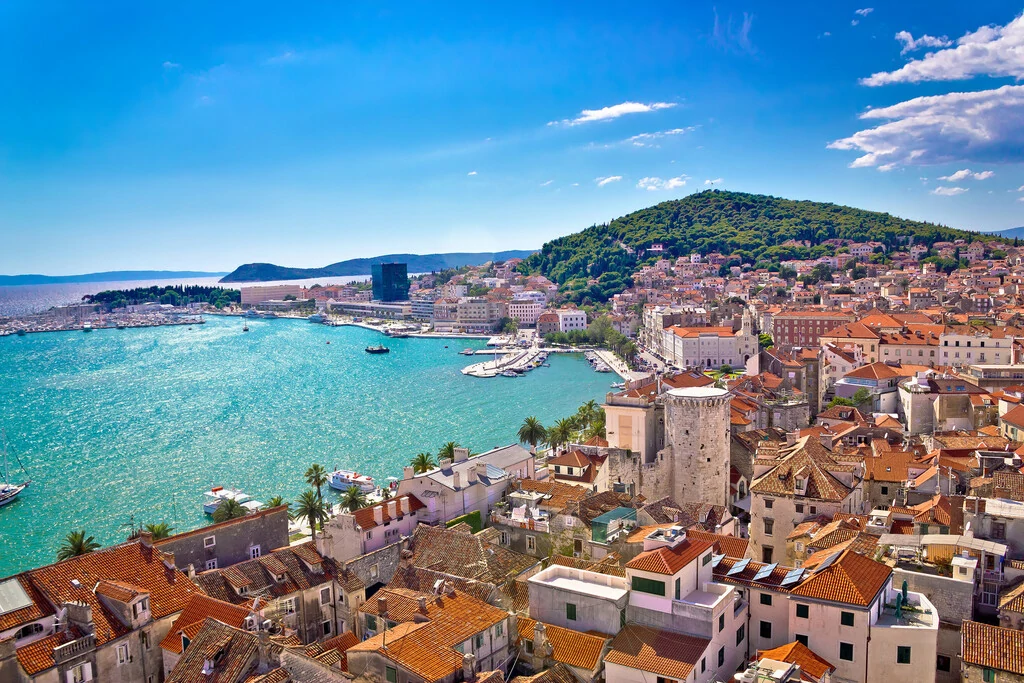 Panorama-Aussicht auf Split