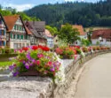 Häuser in Schiltach im Schwarzwald