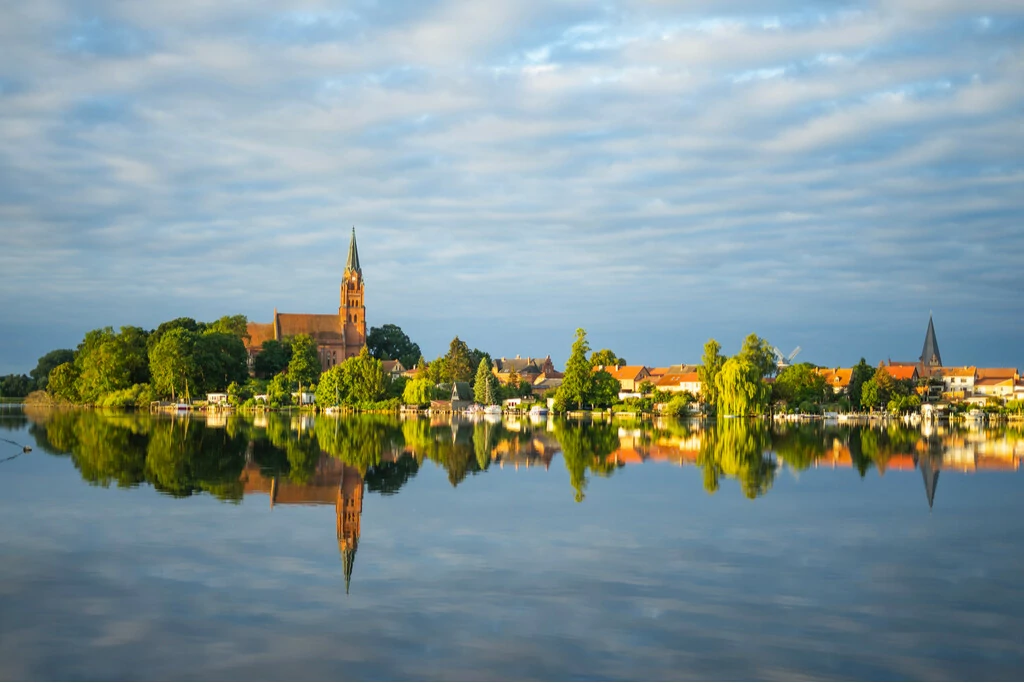 Blick auf Röbel an der Müritz