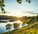 Ausblick am Weinfelder Maar in der Eifel