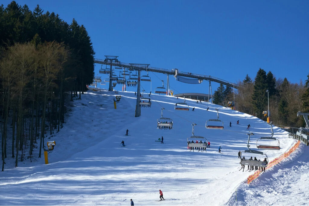 Skipiste in Winterberg