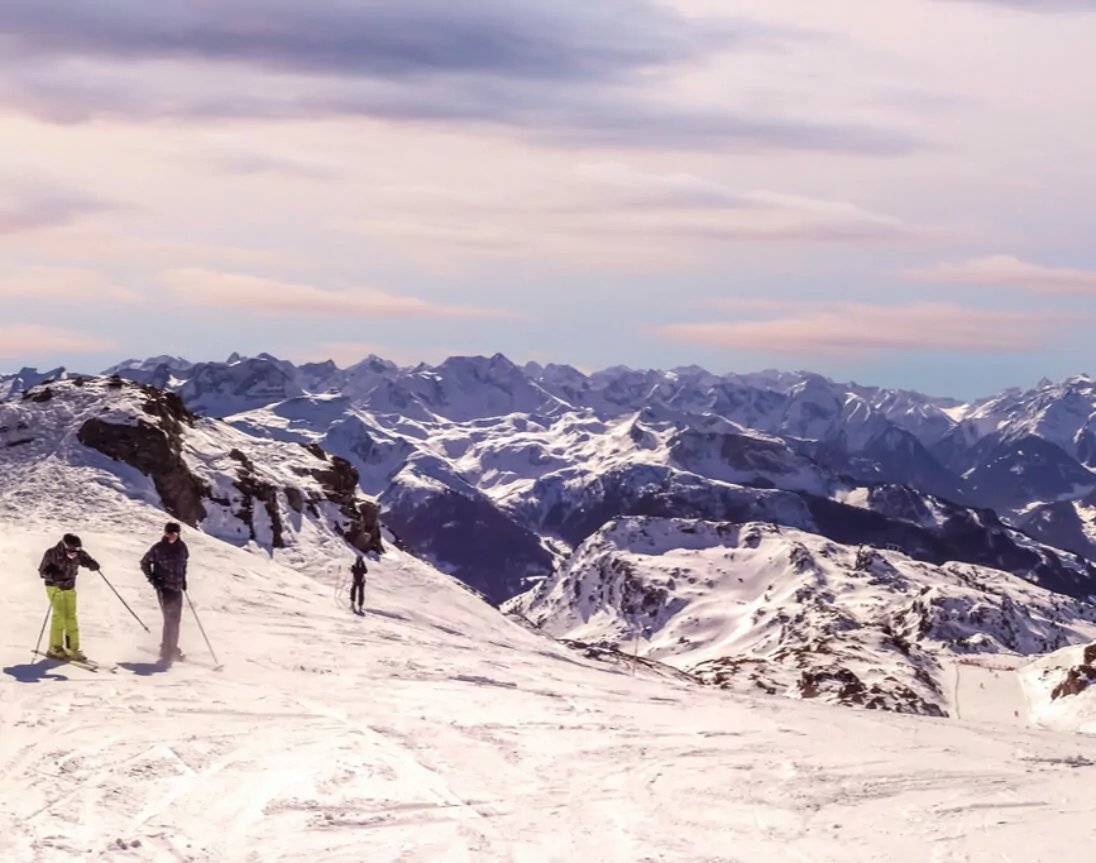 Skifahrer in Tirol