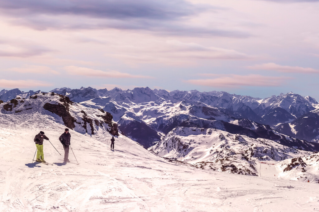 Skifahrer in Tirol