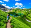 Wandern in den Alpen im Allgäu