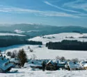 Blick über Breitnau im Schwarzwald im Winter