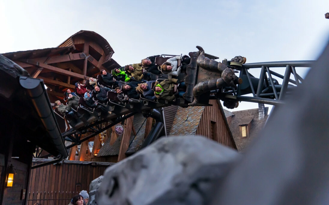 Achterbahn im Phantasialand in NRW