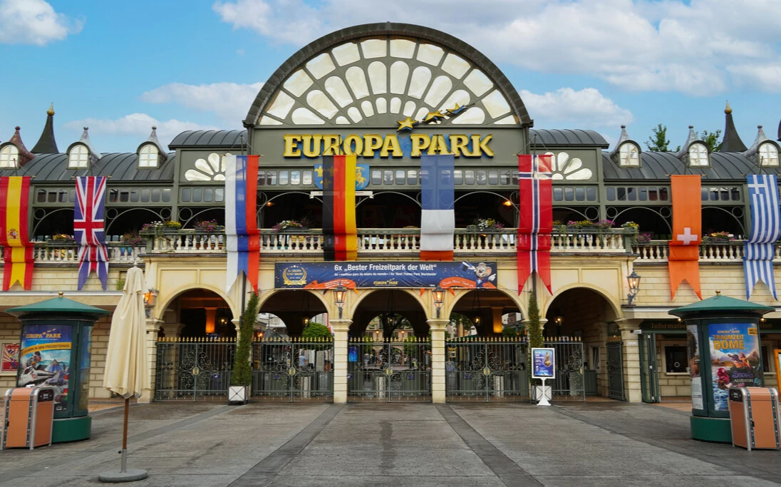 Eingang vom Europa-Park