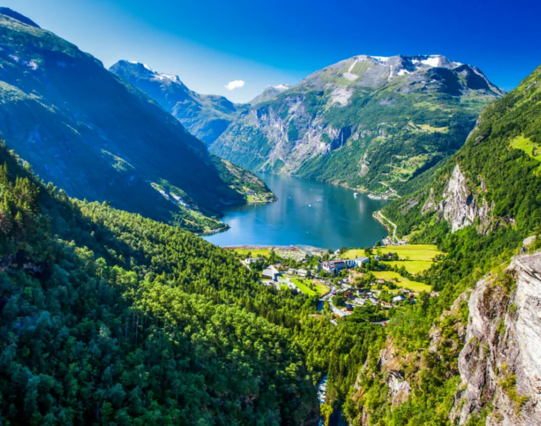 Tolle Landschaft im Geirangerfjord