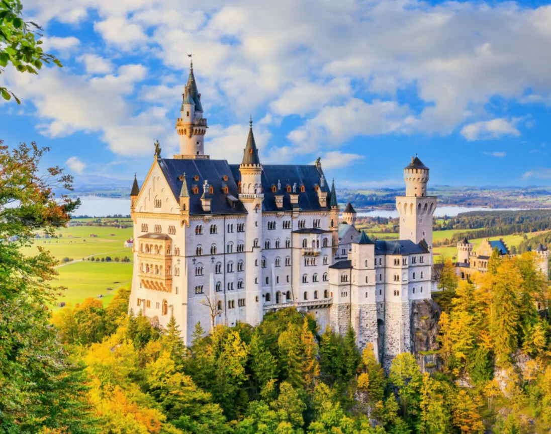 Schloss Neuschwanstein im bayerischen Allgäu