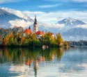 Die Kirche von Bled auf dem gleichnamigen See