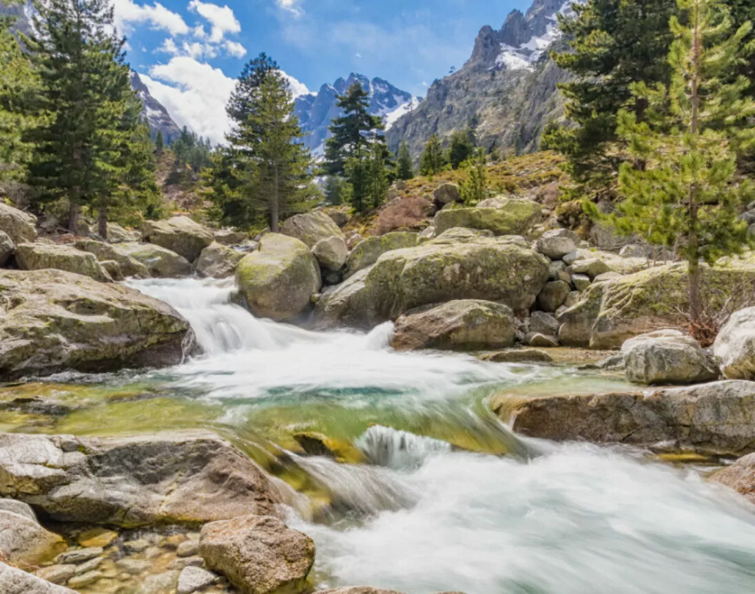 Die Schlucht von Restonica