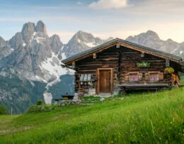 Chalet in den österreichischen Alpen