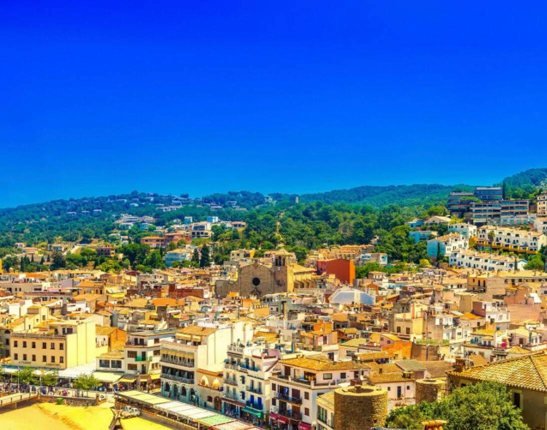 Panorama von Tossa de Mar