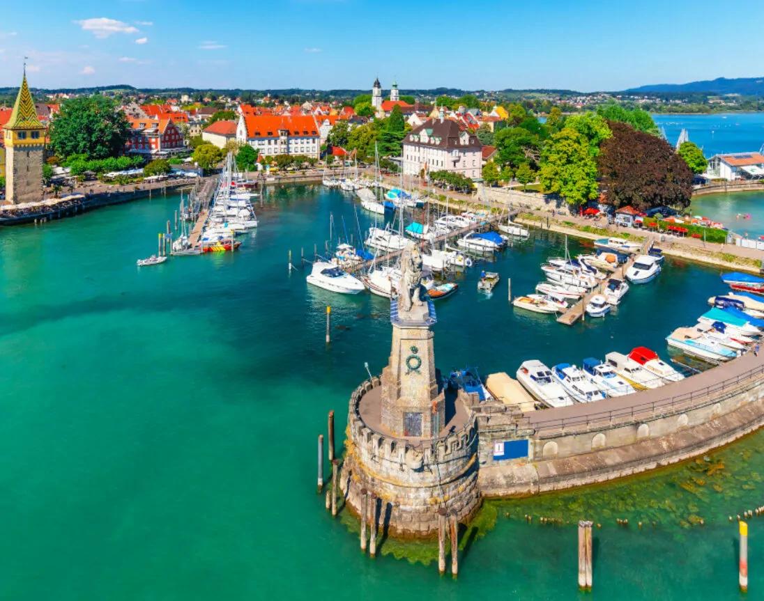 Hafen von Lindau am Bodensee