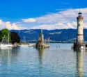 Hafen am Bodensee in Bayern