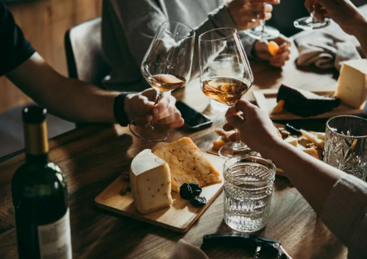 Wein und Käse in Frankreich