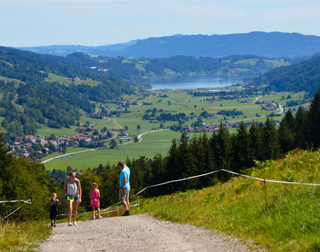Familienwanderung in Hündle