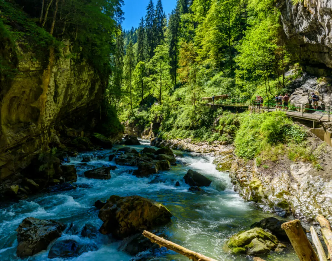 Breitachklamm, tiefste Schlucht Deutschlands