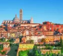 Panorama von Siena