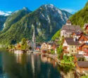 Aussicht auf das berühmte Bergdorf Hallstatt