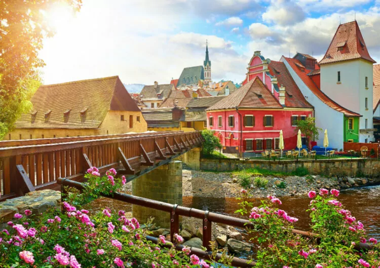 Moldau, Tschechische Krumlov, Tschechische Republik