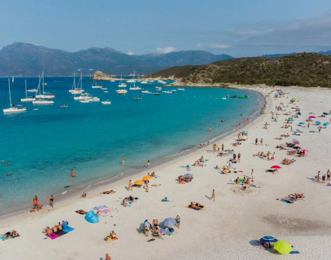 Loto-Strand auf Korsika