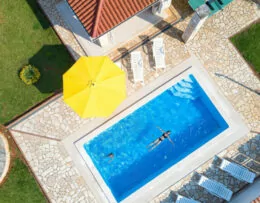 Ferienwohnung mit Pool in Kroatien